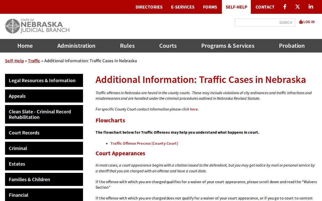 Nebraska traffic guidance warning about warrant recall after payment